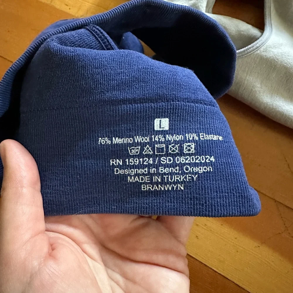 Branwyn Blue and Gray Racerback Bra - Picture 5 of 5